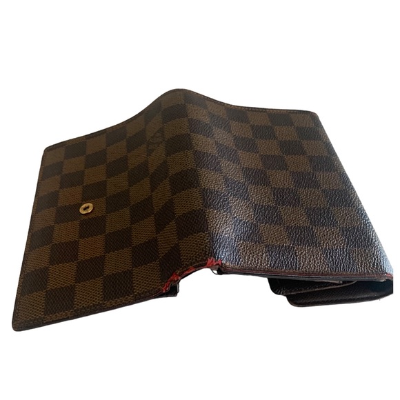 #98 LOUIS VUITTON | Authentic 2006 Damier Ebene Alexandra Wallet - Picture 12 of 15